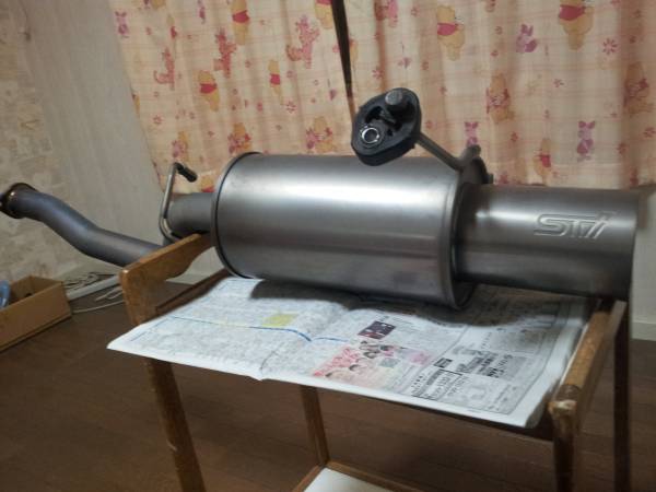 激レア インプレッサ S202 純正チタンマフラー GDB GC8用(純正品 