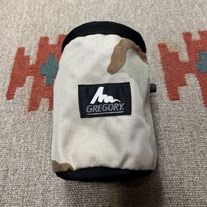 GREGORY グレゴリーチョークバッグ USA製 デザートカモ 迷彩 アウトドア カラビナ付 ベー
