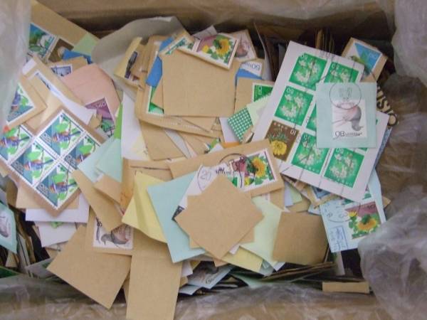 使用済　普通切手　3kg_1