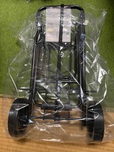 未使用 BUNDOK キャリーカートM　BD-335　折りたたみ　軽量　旅行用品　ゴムひも付き　ア
