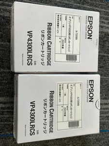 純正未開封2本★EPSON エプソン リボンカートリッジ VP4300LRCS [黒]★VP-4300 VP-F4400N