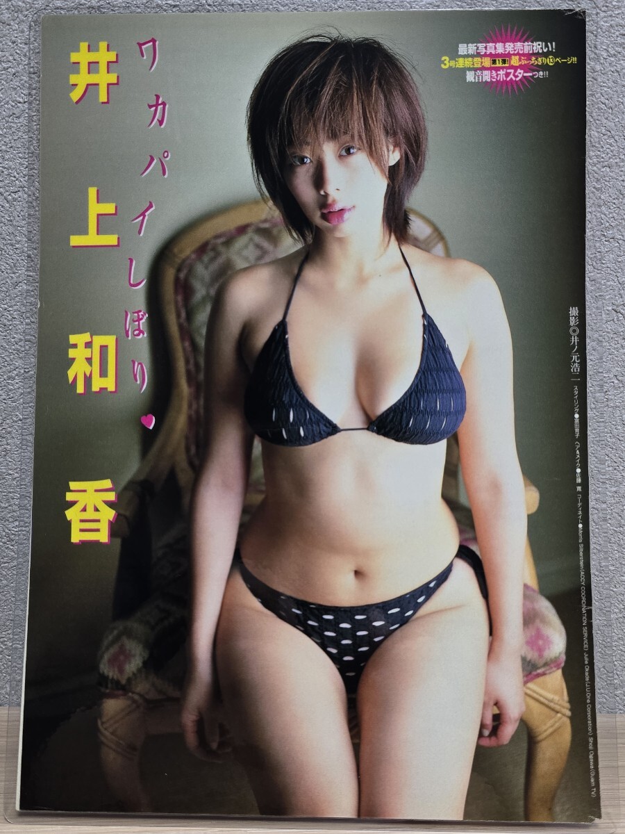 井上和香】[150μmラミネート加工 切り抜き11ページ]ヤングマガジン