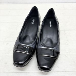 1831〓 ASICS pedla アシックス ペダラ パンプス レディース サイズ24.5EEE ブラック メ