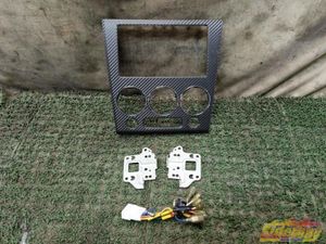 S_コペン(L880K)社外オーディオ取付ステー+カプラー+インパネ 4点【042S】