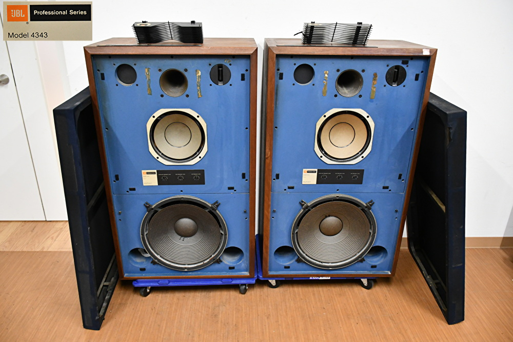 XY12-1 JBL 4343 大型 4way スピーカー ペア Professional Series 音 XY12-1 JBL 4343 大型 4way スピーカー ペア Professional Series 音