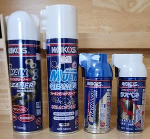 WAKOS４点セット ワコーズ ・フォーミングマルチクリーナー ・チェーンクリーナー ・チェ