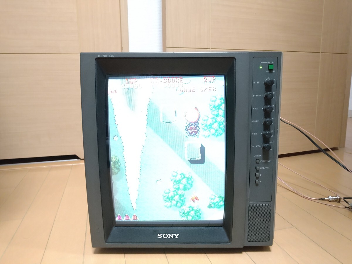 超貴重 SONY trinitron 業務用 CRT ブラウン管 アーケード 縦モニター