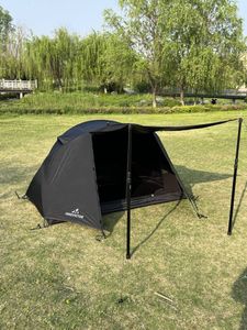 HIKEVICTOR ソロドーム 広々一人用 高品質 2kg 軽量 ブラック bundok好きな方に