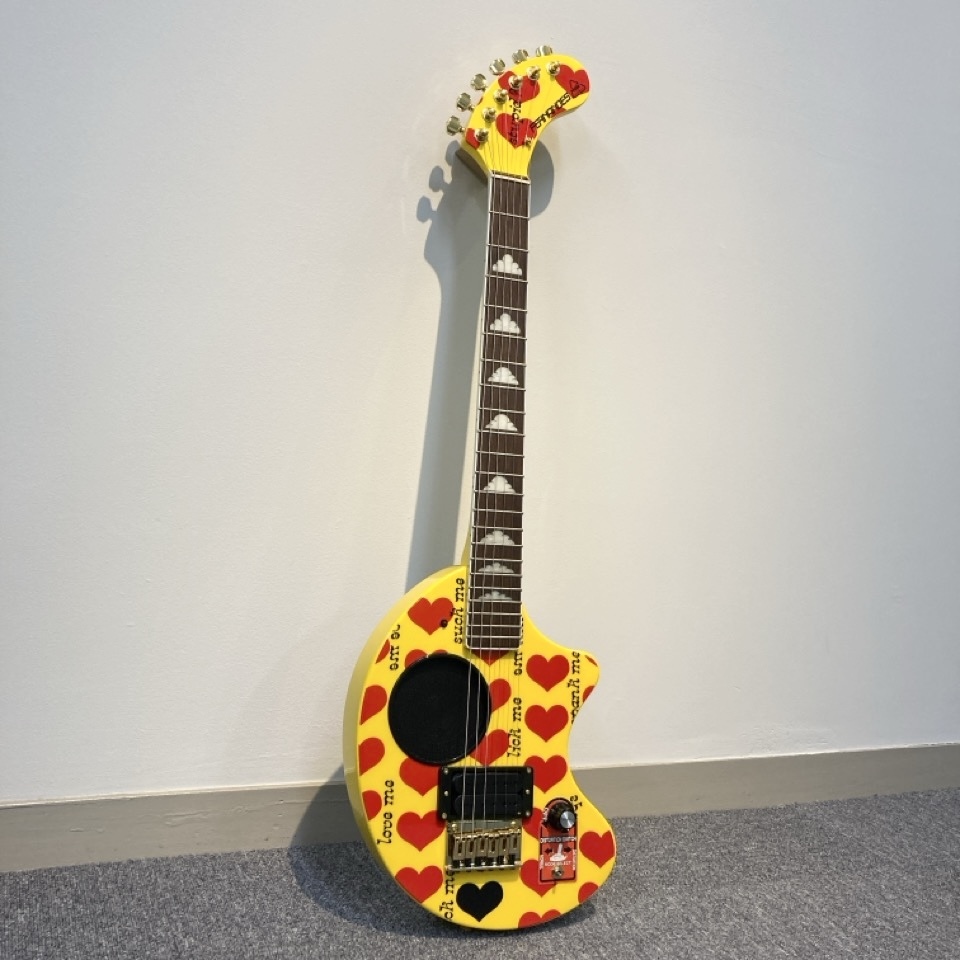 美品】FERNANDES YELLOW HEART-ZO hide / フェルナンデス イエロー