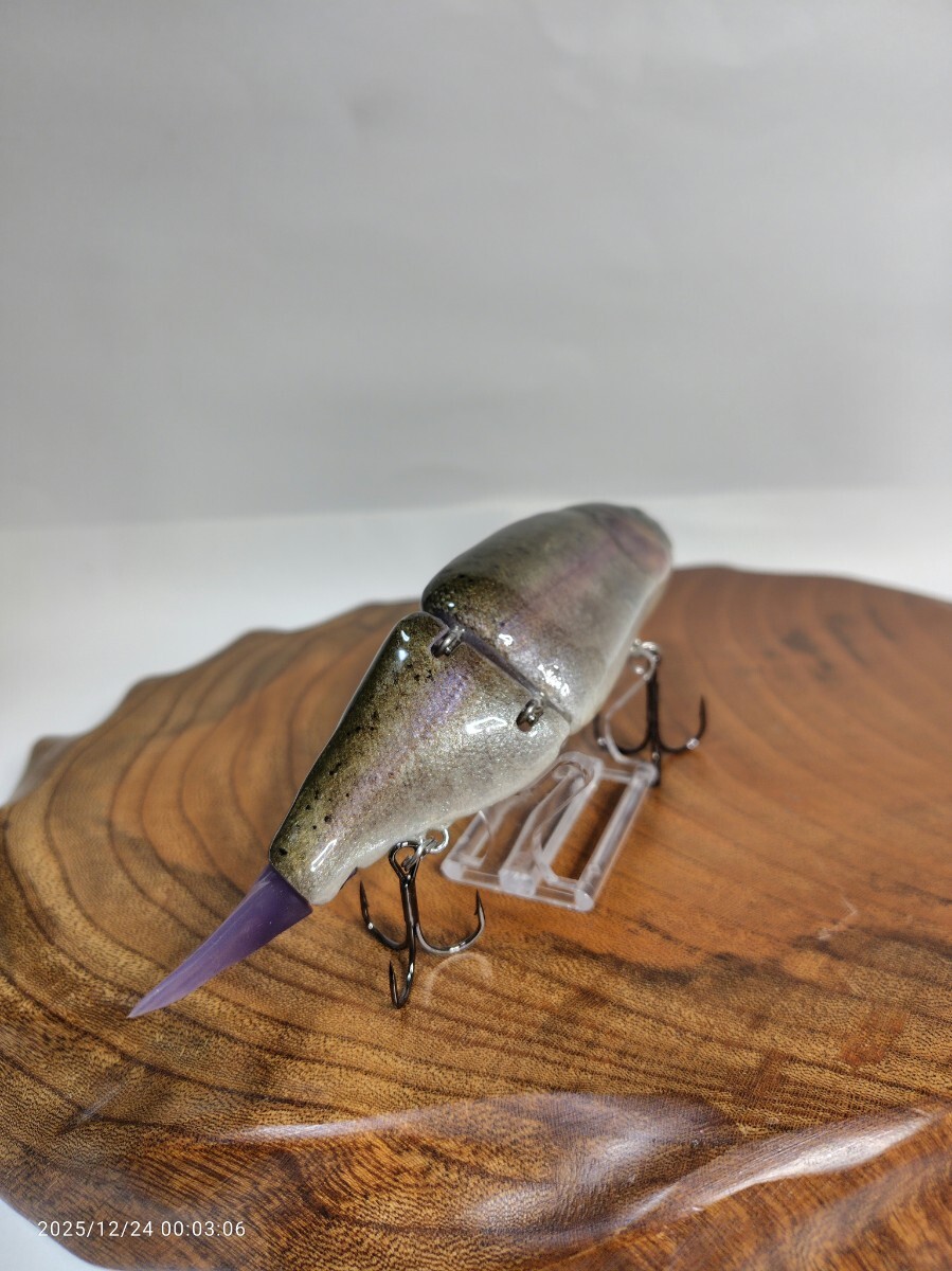 年末特別限定 剥製魚皮ルアーカスタム544 タイニークラッシュ ニジマス