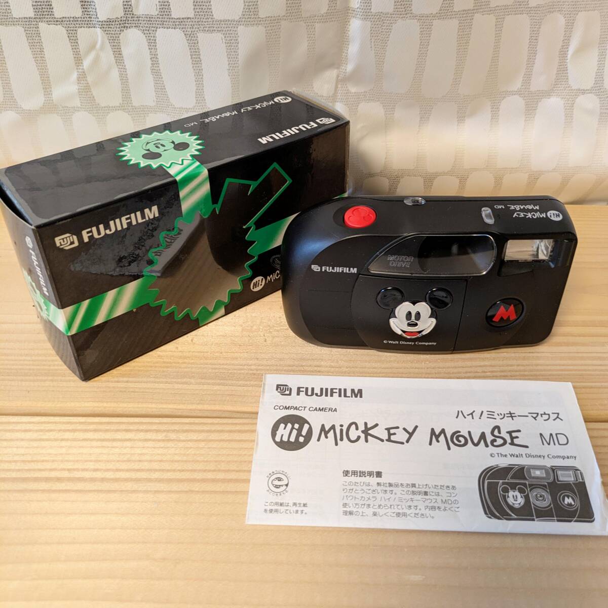 FUJIFILM コンパクトカメラ ハイ！ミッキーマウス MD 新品 未使用 FUJI Hi MICKEYMOUSEの値段と価格推移は？｜2件の売買データからFUJI