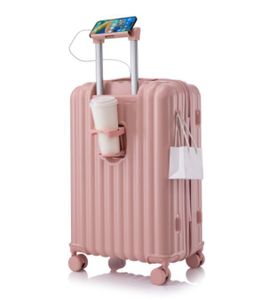 スーツケース 機内持ち込み 軽量 キャリーバッグ M サイズ USBポート付き ドリンクホルダ