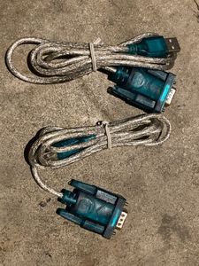 【送料無料】USB 2.0 to rs232シリアルケーブル　2個セット
