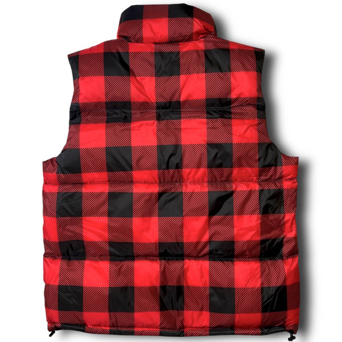 新品 TMT ティーエムティー 定価6.6万 BUFFALO CHECK DOWN VEST 軽量