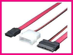 新品 変換名人 Slimline SATA→SATA+電源 SSATA-SATA1