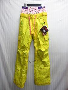 未使用　KISSMARK　キスマーク　パウダーガード付きスノーボードパンツ　O XL LL 黄 スノ