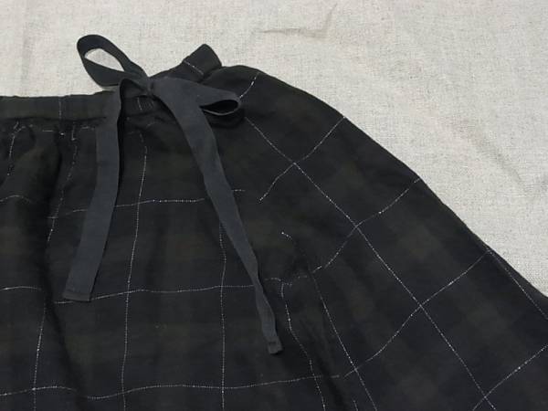 ボンポワン bonpoint チェックスカート 8a 難 