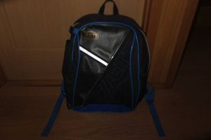 *ゼット バックパック BA1516A ブルー ブラック バット収納付き 少年野球 デイパック ZET