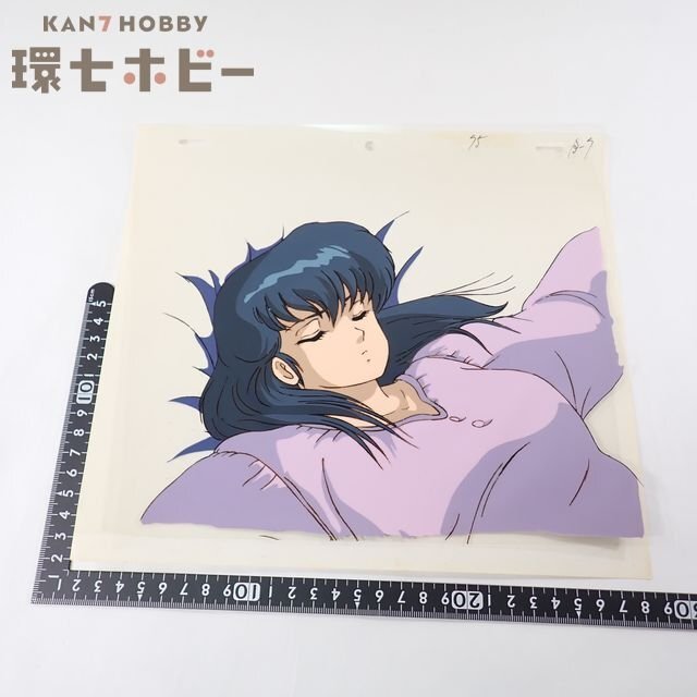 (非売品）めぞん一刻セル画+セル原画　響子さん心配する　放映使用品 0QH27◇②当時物 めぞん一刻 音無響子 セル画 現状/アニメグッズ 昭和
