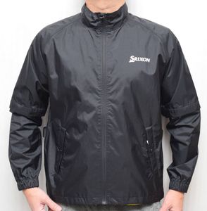 ゴルフ SRIXON スリクソン レインウェア SMR5001 雨具 カッパ レイン ジャケット 黒