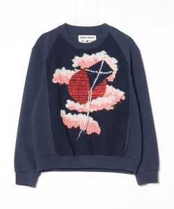 「Henrik Vibskov」 スウェットカットソー M ネイビー レディース