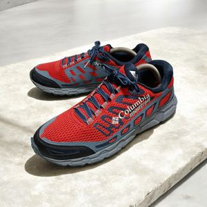 コロンビアモントレイル トレランシューズ 25.5cm レッド Columbia