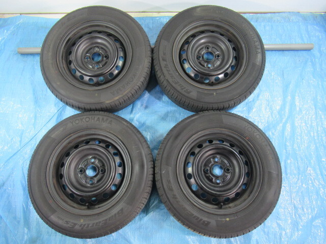 175/70R14 夏タイヤ YOKOHAMA トヨタ純正鉄 14インチ 5.5J 4H/100 ET40 175/70R14 夏タイヤ YOKOHAMA トヨタ純正鉄 14インチ 5.5J 4H/100 ET40