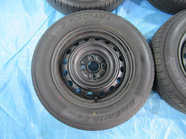 175/70R14 夏タイヤ YOKOHAMA トヨタ純正鉄 14インチ 5.5J 4H/100 ET40 
