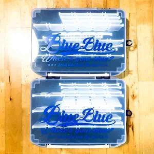BlueBlue ルアーケース ロゴタイプ ブルーブルー 2個セット 高さ42mm