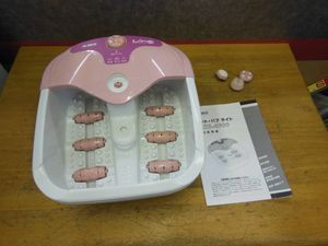 「美品」 アルインコ フットスパ フット・バブ・ライト マッサージ機 MCR-4000 ピンク