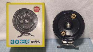 FUJI 富士工業 富士リール フジリール 30型本体横回転式タイコリール　オールドリール 箱