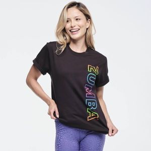 【新品】Zumba　ズンバウェア　Ｔシャツ　M/Lサイズ　Z3T000233　男女兼用