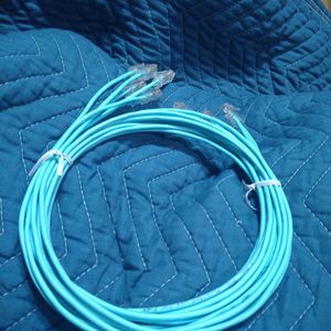 通信興業　TSUNET 細径ケーブル 0.3mm (AWG28)　Cat5E　ＬＡＮケーブル　２ｍｘ５本ライ