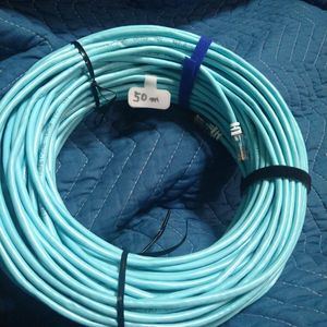 通信興業　ＬＡＮケーブル　ＣＡＴ５Ｅ　５０ｍ　TSUNET-350E　(ライトブルー) うす水色