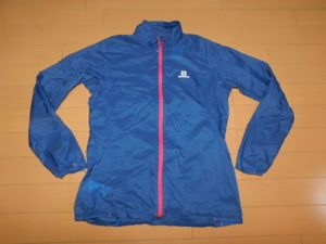 salomon★サロモンUSED薄手ランニングウィンドブレーカーAdvanced Skin★M寸