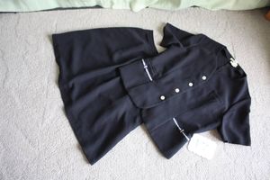 ＯＬ制服・事務服 UNILADY半袖紺ジャケット・スカートセット １７号