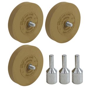 3個セット 電動ドリル ゴムトレーサー シール 剥がし ステッカー はがし エンブレム 糊