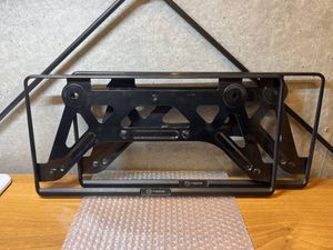 美品 マツダ ナンバーフレーム ブラック マツダ純正オプション