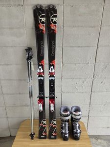 ★★ロシニョール★149㎝★ノルディカ24.5㎝★未使用ストック付き★スキーセット★送料無