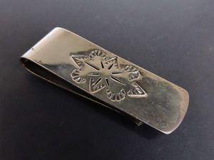 シルバー925 星 スターモチーフ マネークリップ