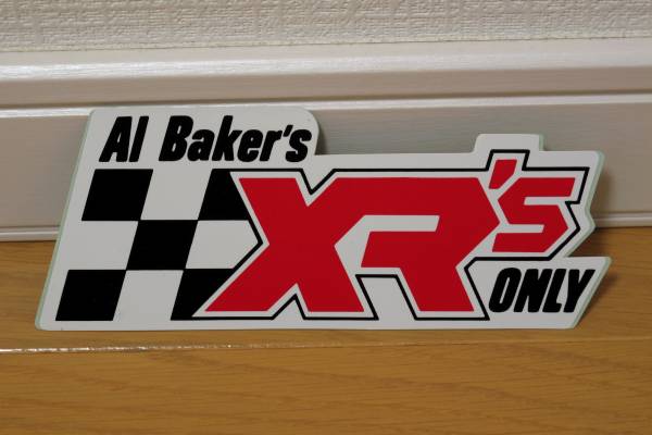Al Baker's XR's ONLY ステッカー/XR250 XR400 XR600 XR650等に(ステッカー、デカール)｜売買された