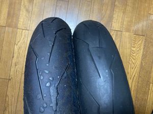 ピレリディアブロスーパーコルサSC1 120/70ZR17インチ2本セット　24年製造サイドバリ山