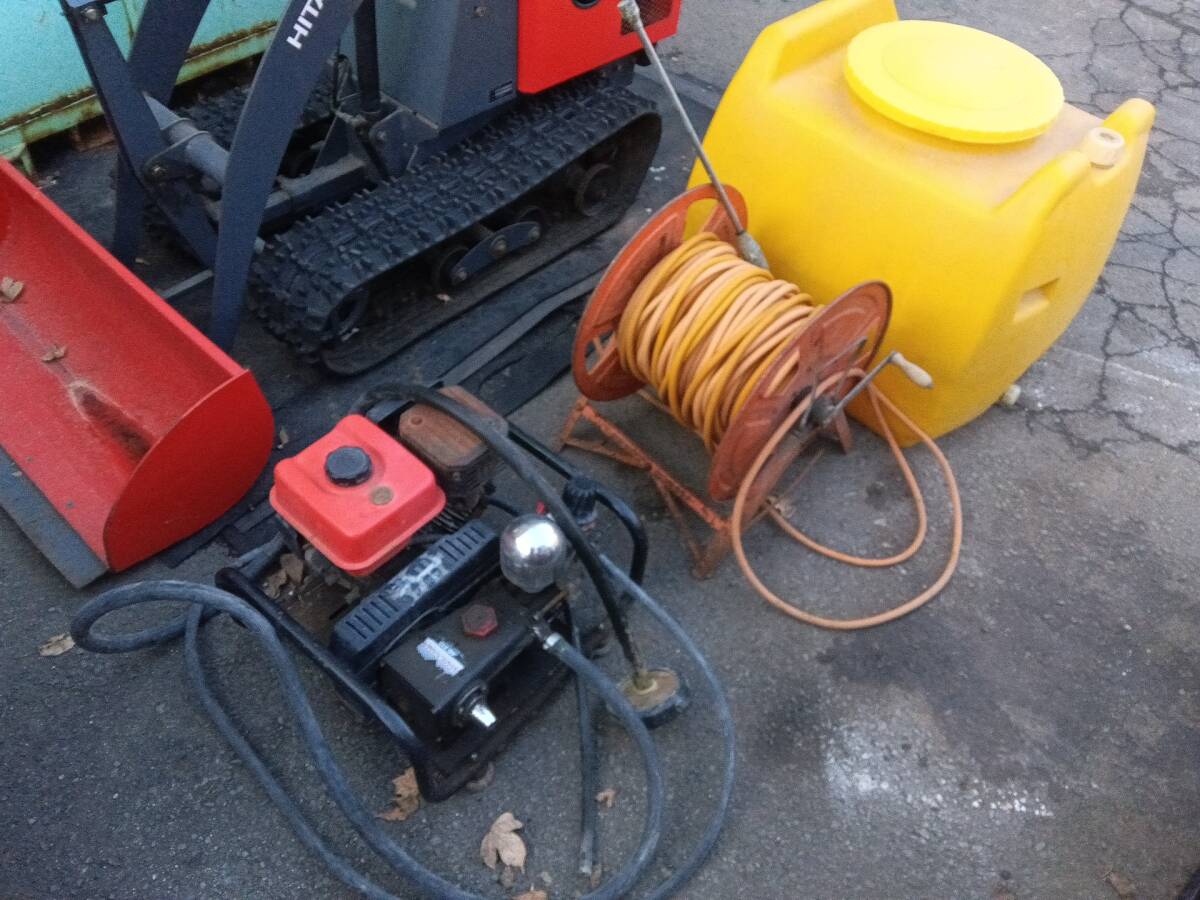 動作確認済 移動式 セット セラミック 動噴 動力噴霧器 吸水 排水