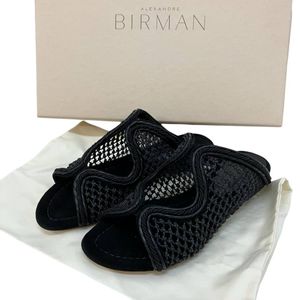 未使用 ALEXANDRE BIRMAN アレクサンドル バーマン レザー メッシュ サンダル サイズ35