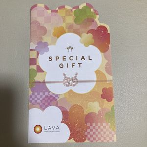 ホットヨガ LAVA ラバ 紹介　2回の無料体験券　スペシャルギフトカード