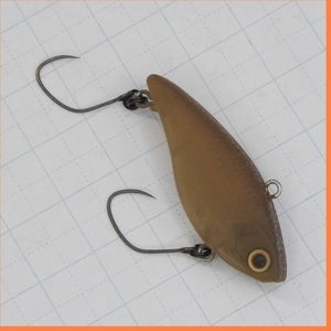 bラッキークラフト ディスプラウト ベビーバイブ DS40SS 茶花 ■GC042 DAYSPROUT　Baby V