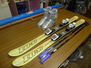 北海道発　即決！スキーセット№31BXB118cmブーツ22cm