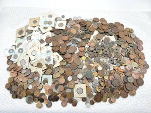 雑銭 【1円〜】古銭 雑銭 日本古銭 外国古銭 硬貨 コイン まとめ4.8