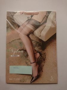 ガーターストッキング1足(要ベルト)　ROSE SAKURA(中国製)　5デニール　サイズ身長155～1