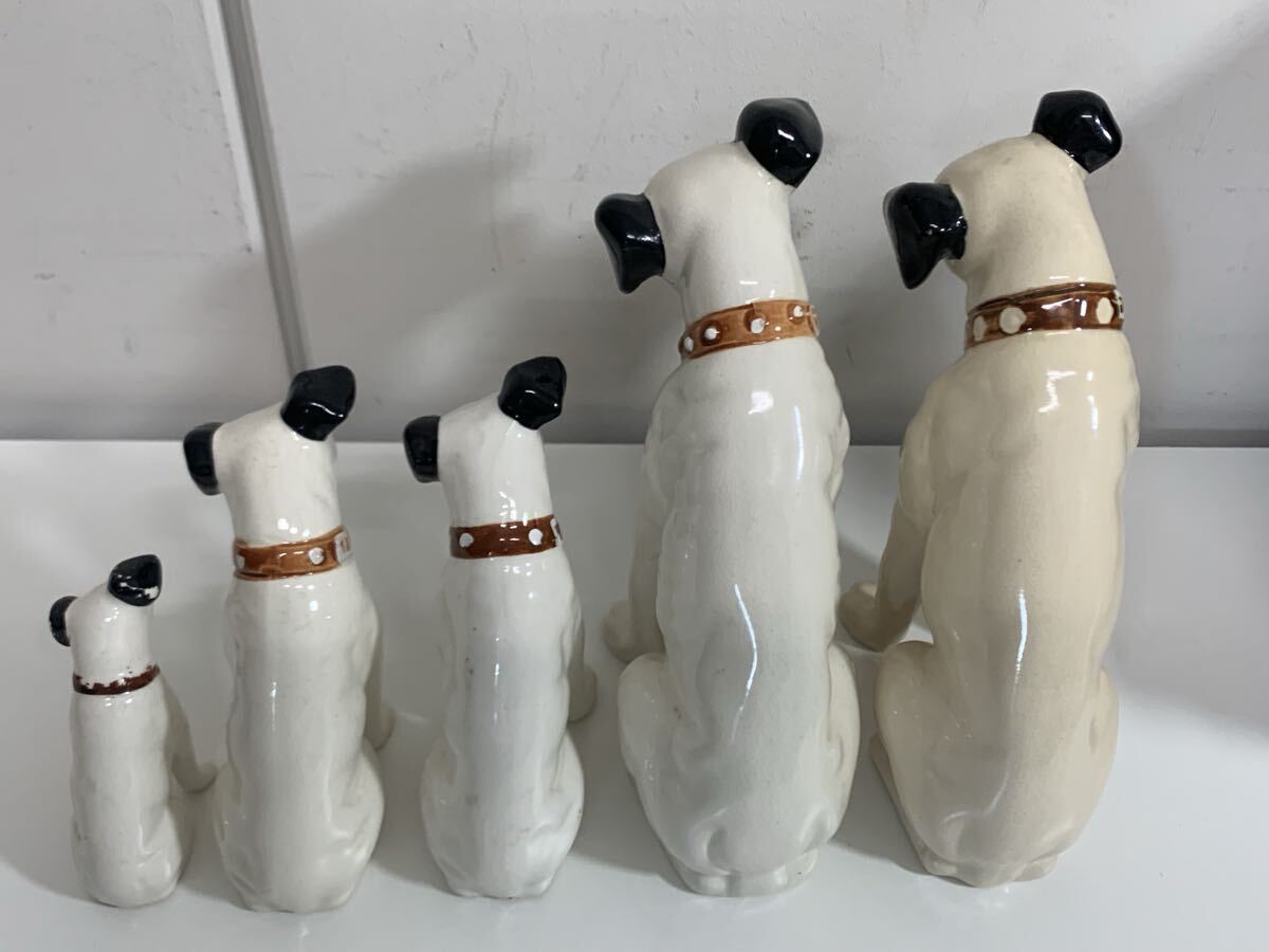 w*w様 ビクター犬 5匹セット ビクター犬 ニッパー君 5匹おまとめ 置物 陶器(雑貨)｜売買された